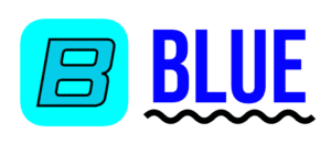 BLUEのロゴ